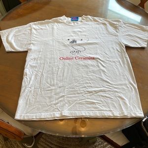 Online Ceramics Face T Shirt XL